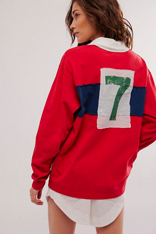 Ragabond RS7 Rugby Patchwork Long Sleeve Tee