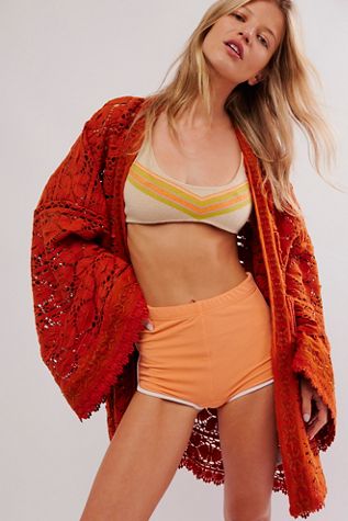 Bell Sleeve Lace Duster