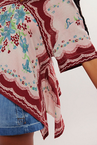 Washed In Flowers Top