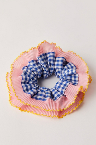 Blue Valentine Jumbo Scrunchie