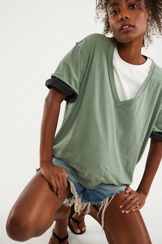 T-shirt à encolure en V Nina We The Free