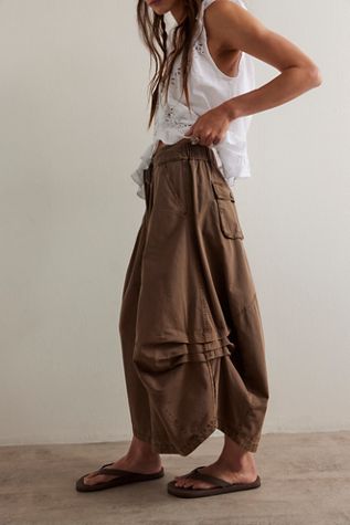 Willow Poplin Maxi Skirt