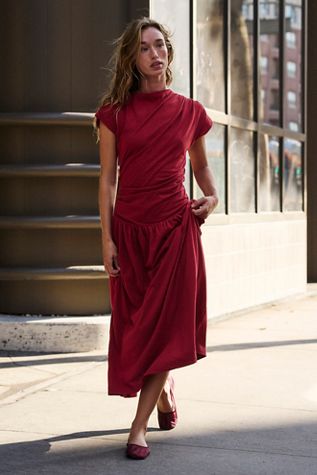 Sorella Drop-Waist Midi Dress