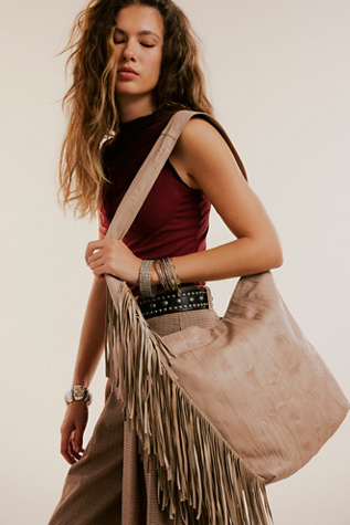 Asher Leather Fringe Bag