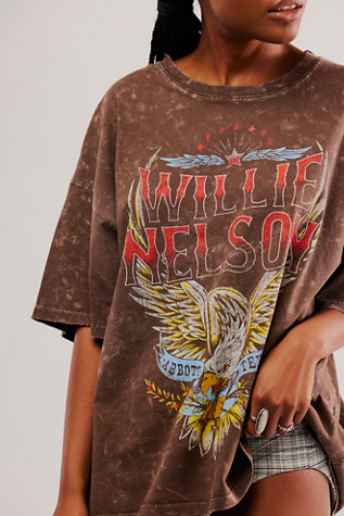 Willie Nelson Eagle One Size Tee