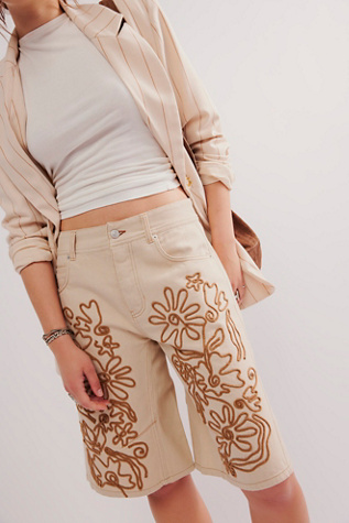 We The Free Cruisin Soutache Long Shorts