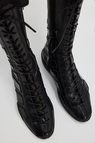 Miista Prudence Lace-Up Boots