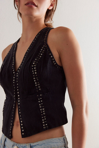 Tell Me About It Studded Vest