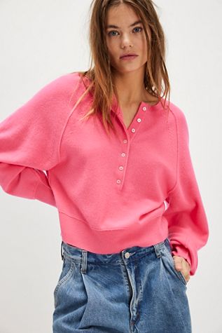 Porta Cashmere Henley Sweater