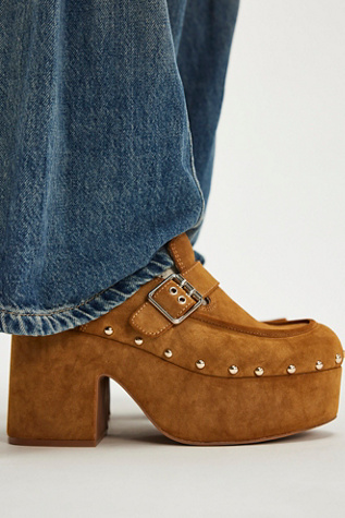 Anya Suede Clogs