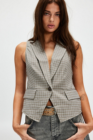 Amber Belted Vest