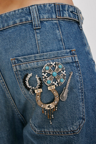 Blue Jean Dreams Brooch