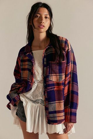 We The Free Cozy In Plaid Shirt