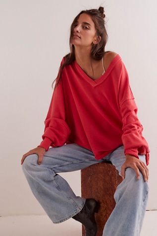 We The Free Venice V-Neck Sweatshirt