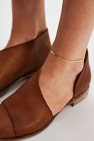 Brenda Grands Herringbone Anklet