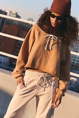 For The Win Off The Shoulder Sweatshirt