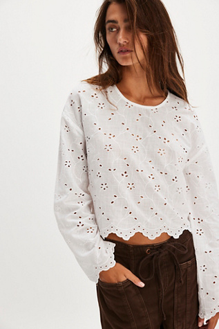 Emma Eyelet Top