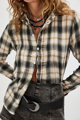 Cp Shades Julie Tuck Plaid Shirt