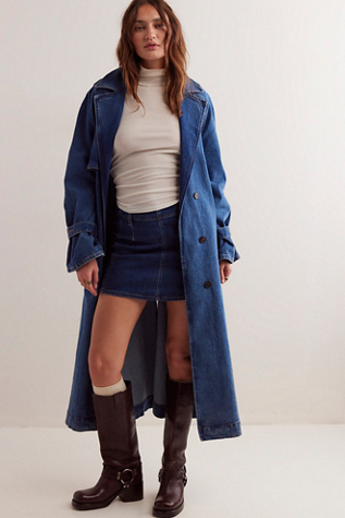 We The Free Daylight Denim Mini Skirt