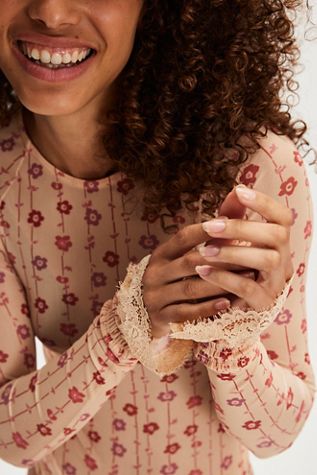 Up All Night Printed Bodysuit