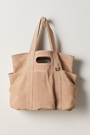 Suede Caravan Tote