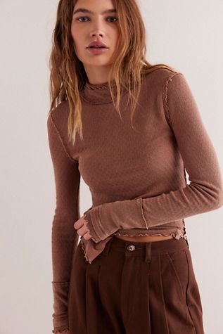 We The Free Sara Pointelle Turtleneck