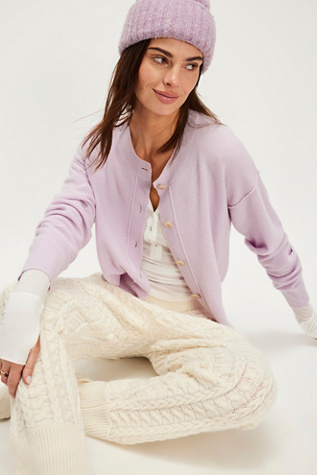 Lila Cashmere Cardi