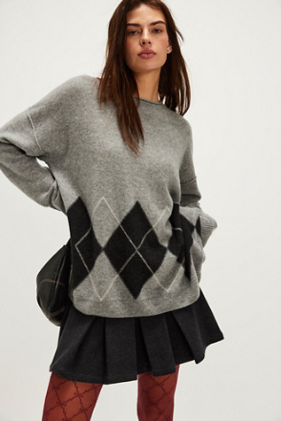 Addie Argyle Cashmere Pullover