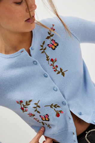 All Mine Embroidered Cardi