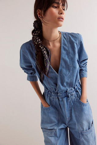 We The Free Archie Denim Jumpsuit