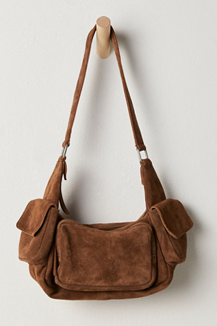 Siren Suede Shoulder Bag