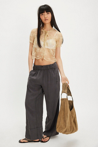 Days End Linen Pull On Pants