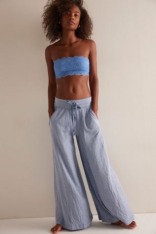 Wait A Minute Wide-Leg Lounge Pants