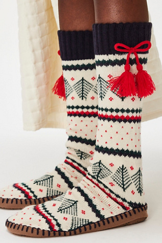 Home For The Holidays Slipper Socks