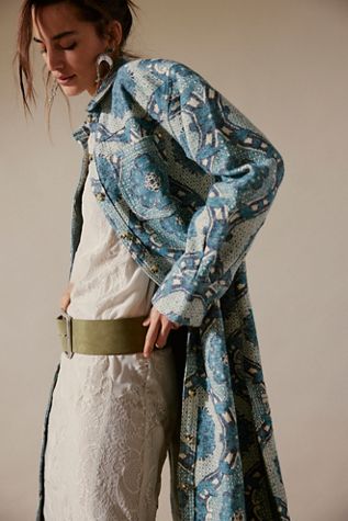 Suede Hex Hip Belt