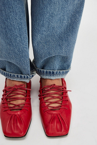 Aureline Lace Up Flats