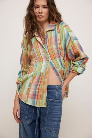 We The Free Madras Top