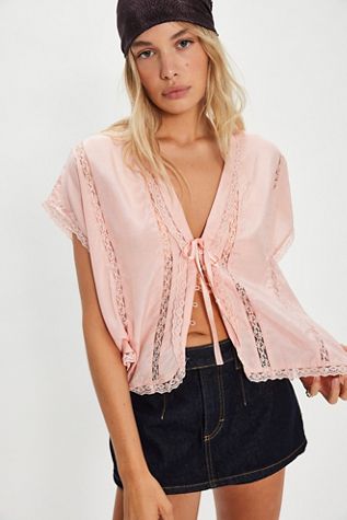 Marigold Shine Lace Top