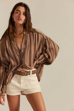 We The Free Valley Double Cloth Striped Shirt