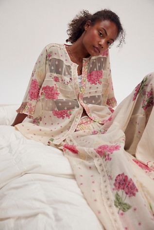 Chemise de nuit imprimée Hey Lover