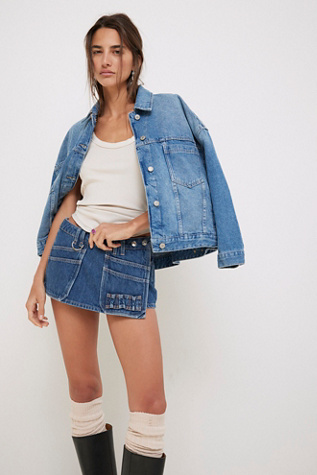 We The Free Adele Denim Skort