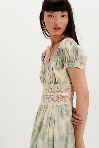 Honeysuckle Printed Midi Dress