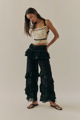 Belle Ruffle Pants