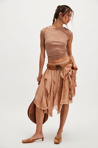 Susanna Knee-Length Midi Skirt