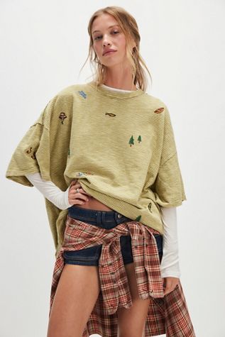 We The Free Embroidered Camp Tee