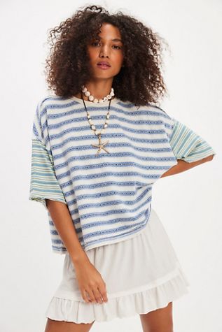 We The Free Summer Stripe Tee