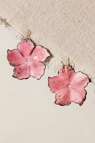 Michelle DaRin Hibiscus Earrings