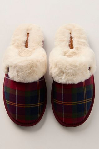 Barbour Claudia Tartan Mule Slippers