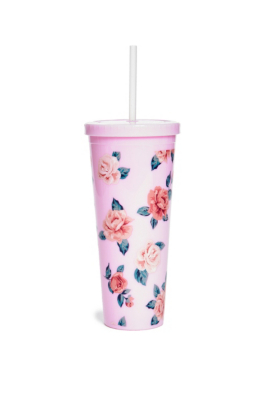 Floral tumbler