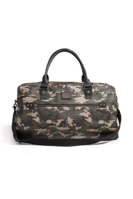 Camo Duffle Bag | GUESS.com